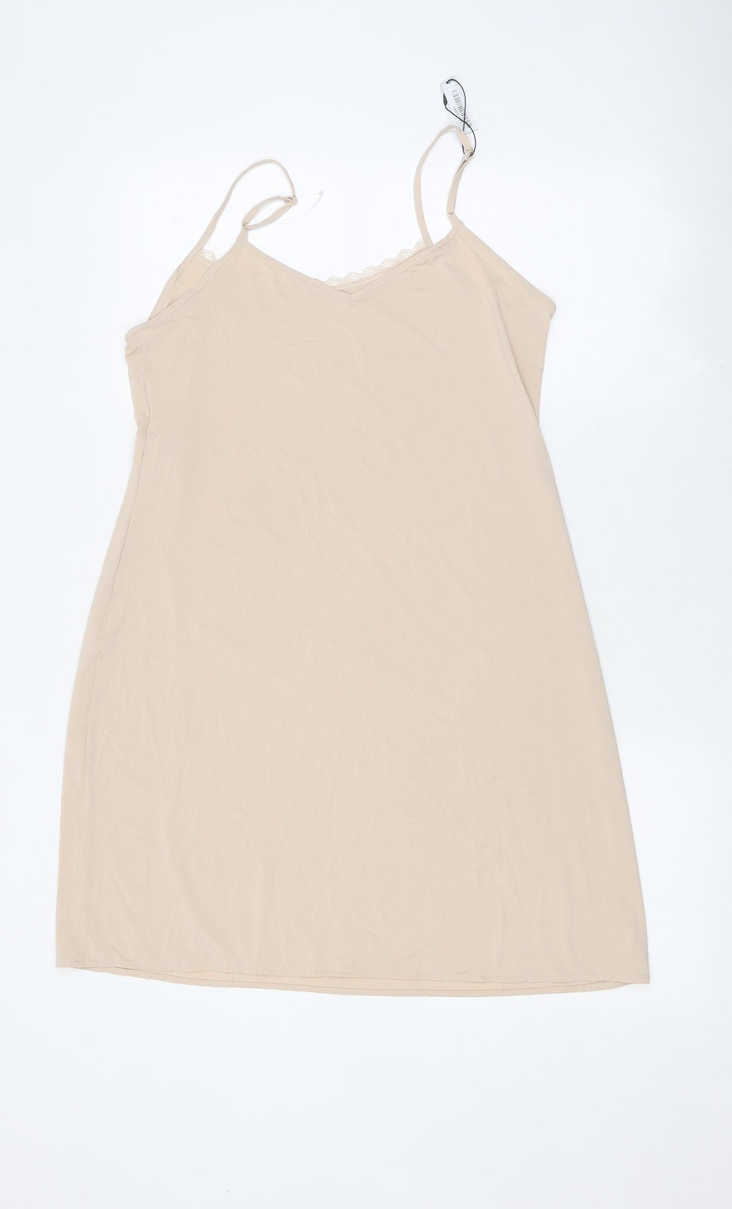 Marks and Spencer Womens Beige Polyester Top Dress Size 12