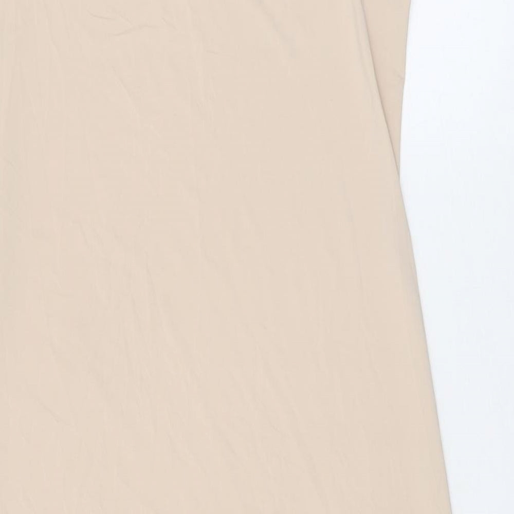 Marks and Spencer Womens Beige Polyester Top Dress Size 12