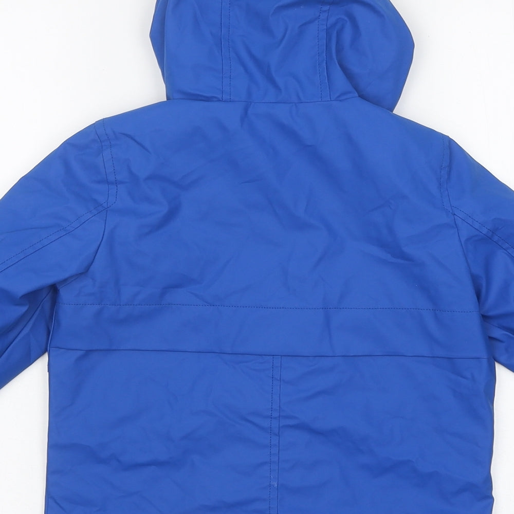 George Boys Blue Rain Coat Coat Size 12-18 Months Zip