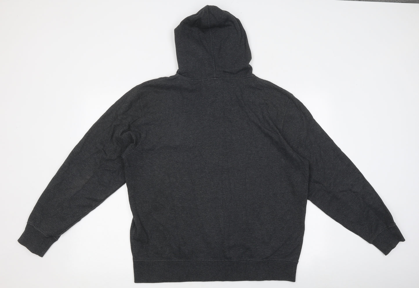 FILA Mens Grey High Neck Polyester Full Zip Jumper Size L