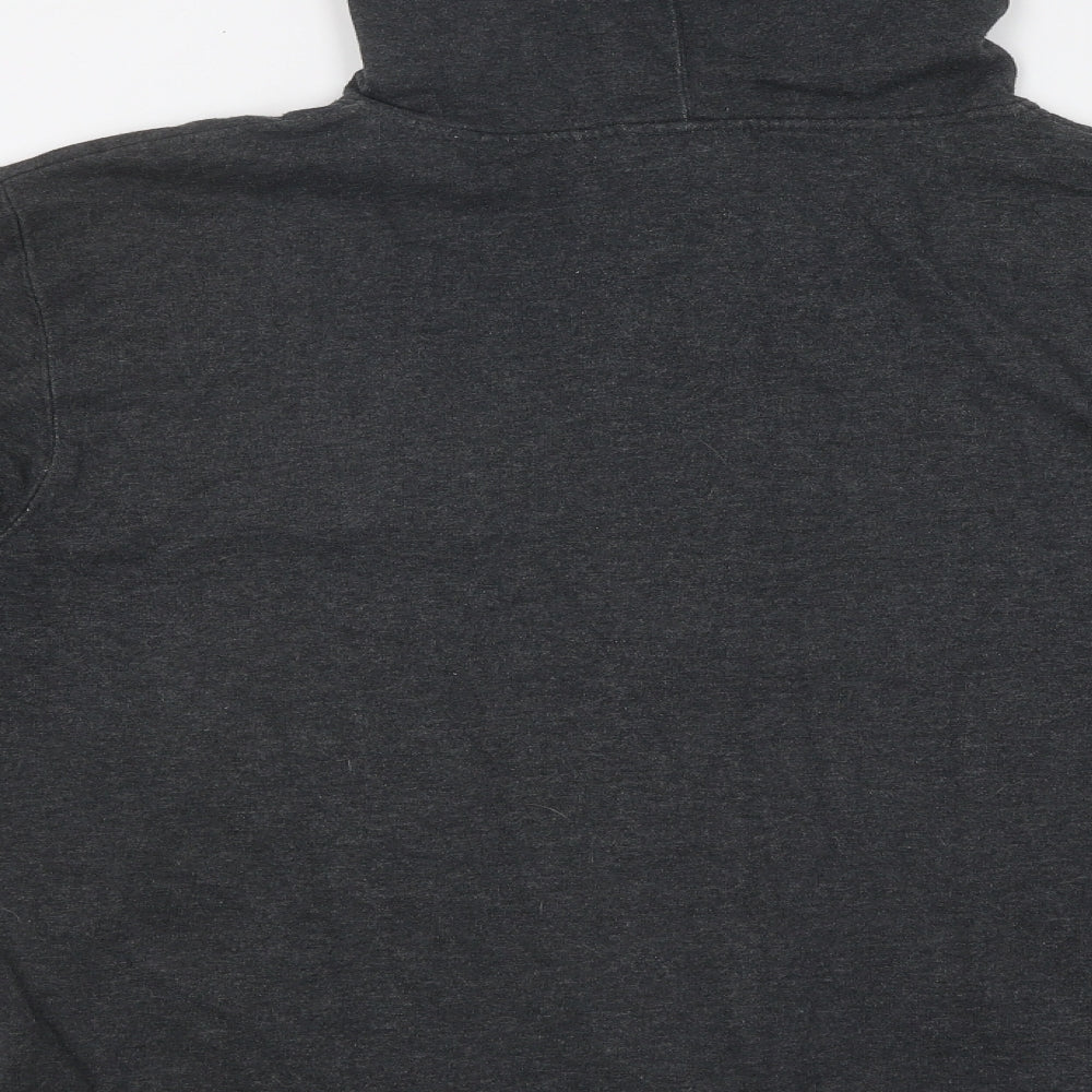 FILA Mens Grey High Neck Polyester Full Zip Jumper Size L