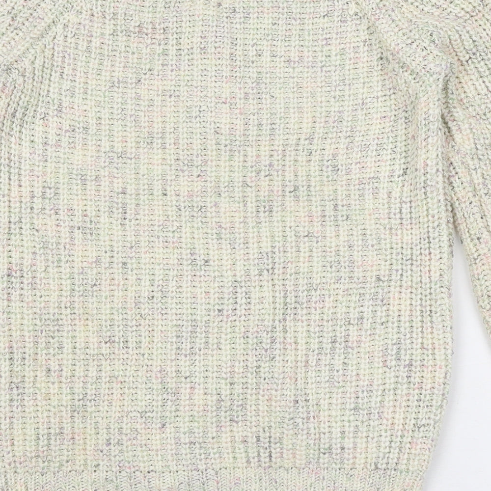 I Love Girls Wear Boys Multicoloured Round Neck Polyester Cardigan Jumper Size 12-13 Years Button