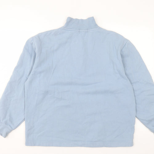 Topman Mens Blue Cotton Pullover Sweatshirt Size M