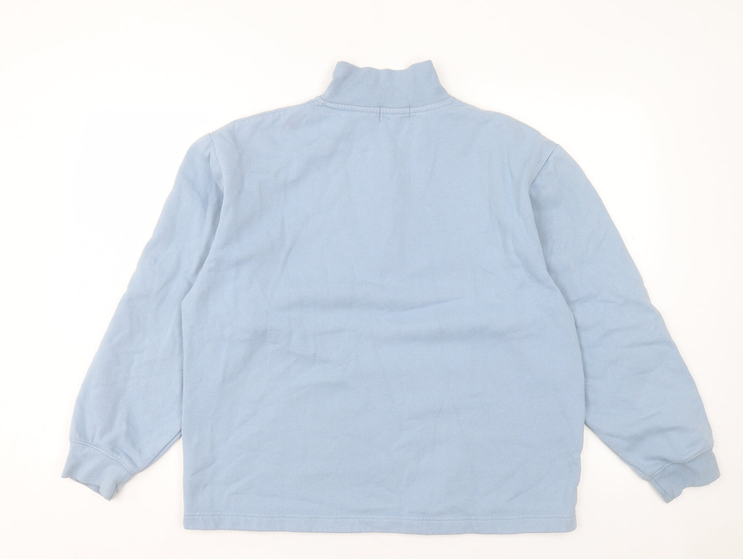 Topman Mens Blue Cotton Pullover Sweatshirt Size M