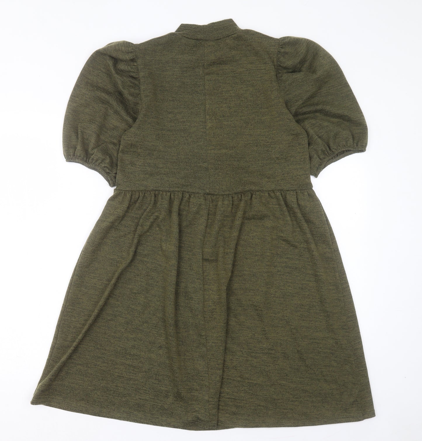 George Womens Green Polyester A-Line Size 10 High Neck Pullover