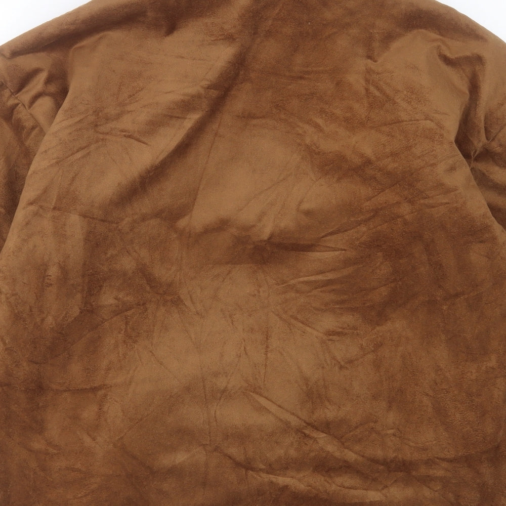 Greenwoods Mens Brown Jacket Size XS Zip