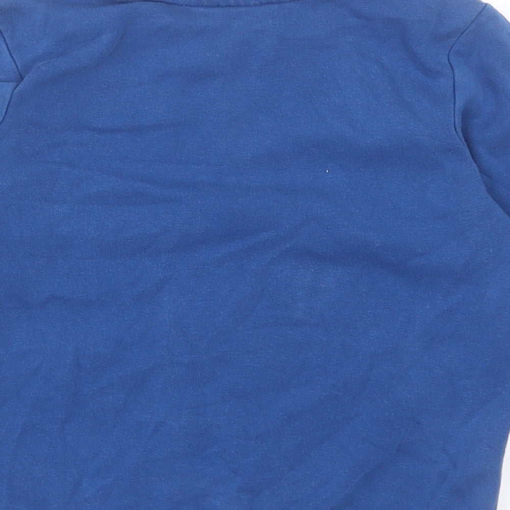 George Boys Blue Cotton Pullover Sweatshirt Size 4-5 Years Pullover