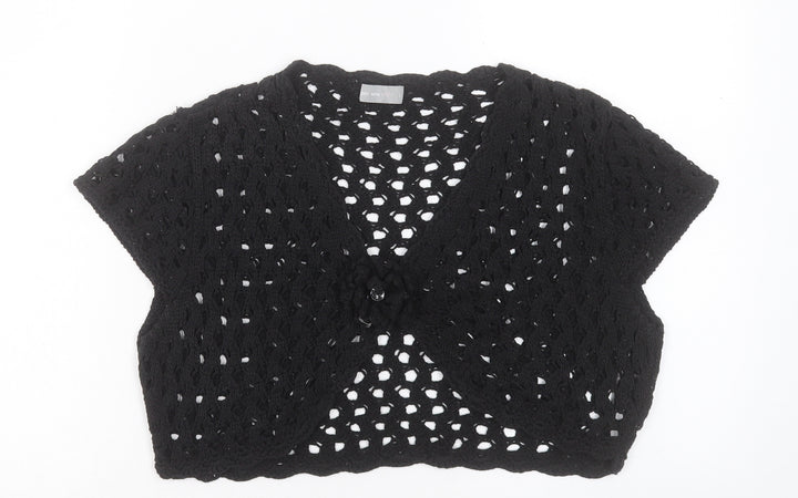 Per Una Womens V-Neck Acrylic Cardigan Jumper Size L