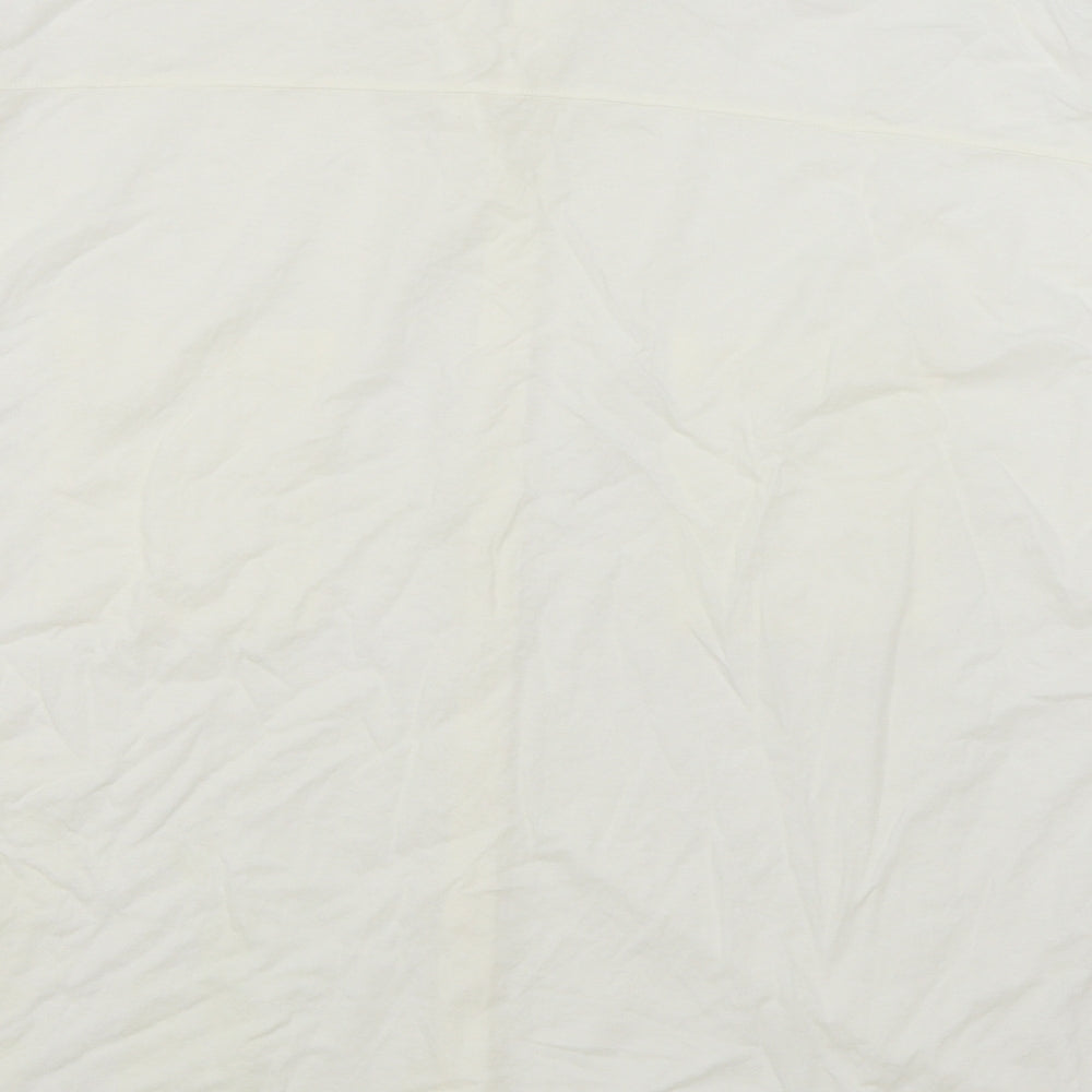 M&S Womens Ivory Viscose Tunic T-Shirt Size 18 Collared