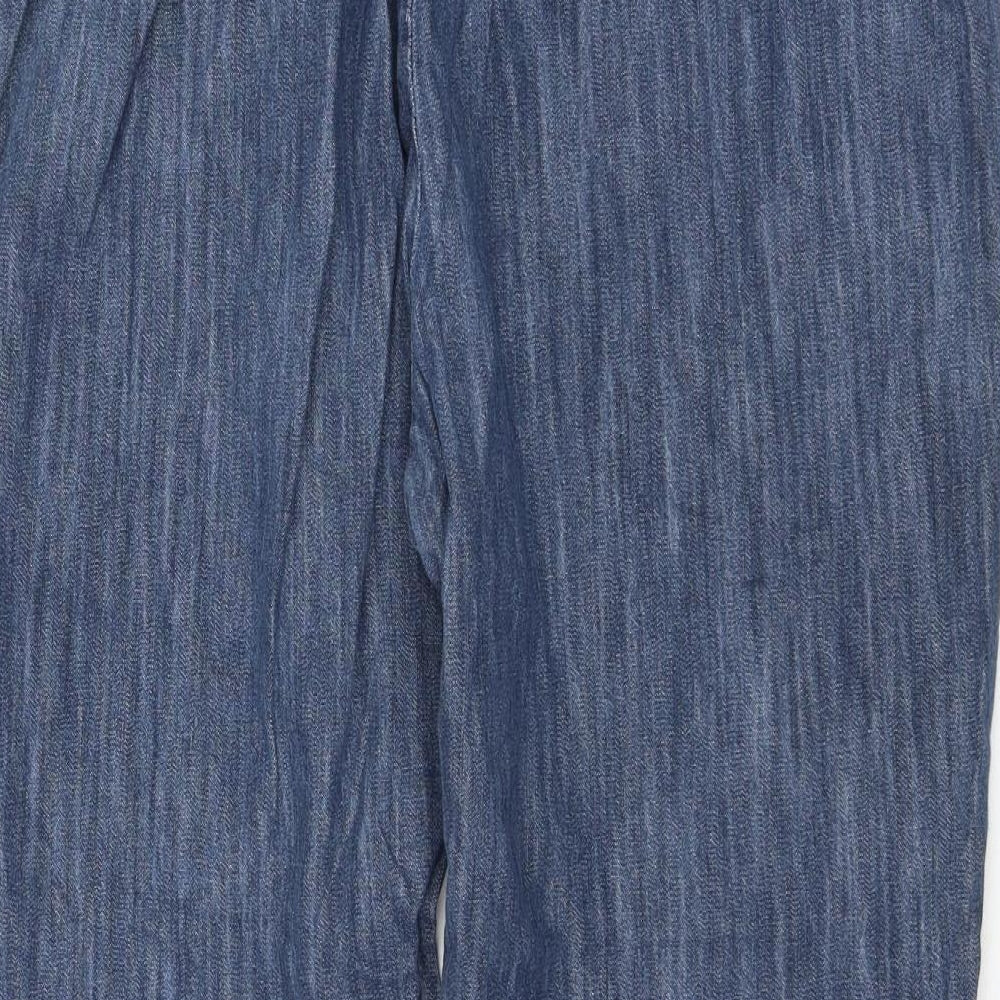 Julipa Womens Blue Polyester Tapered Jeans Size 36 in L25 in Regular Drawstring
