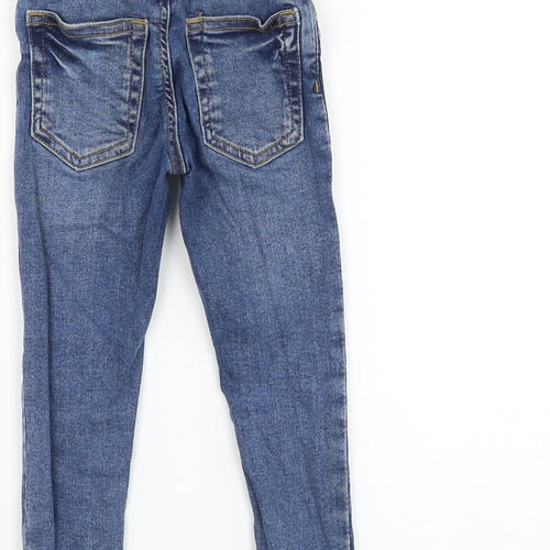 Primark Boys Blue Polyester Skinny Jeans Size 2-3 Years Regular Zip