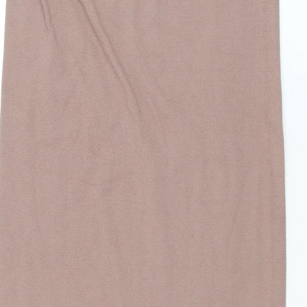Primark Womens Pink Polyamide Straight & Pencil Skirt Size 12