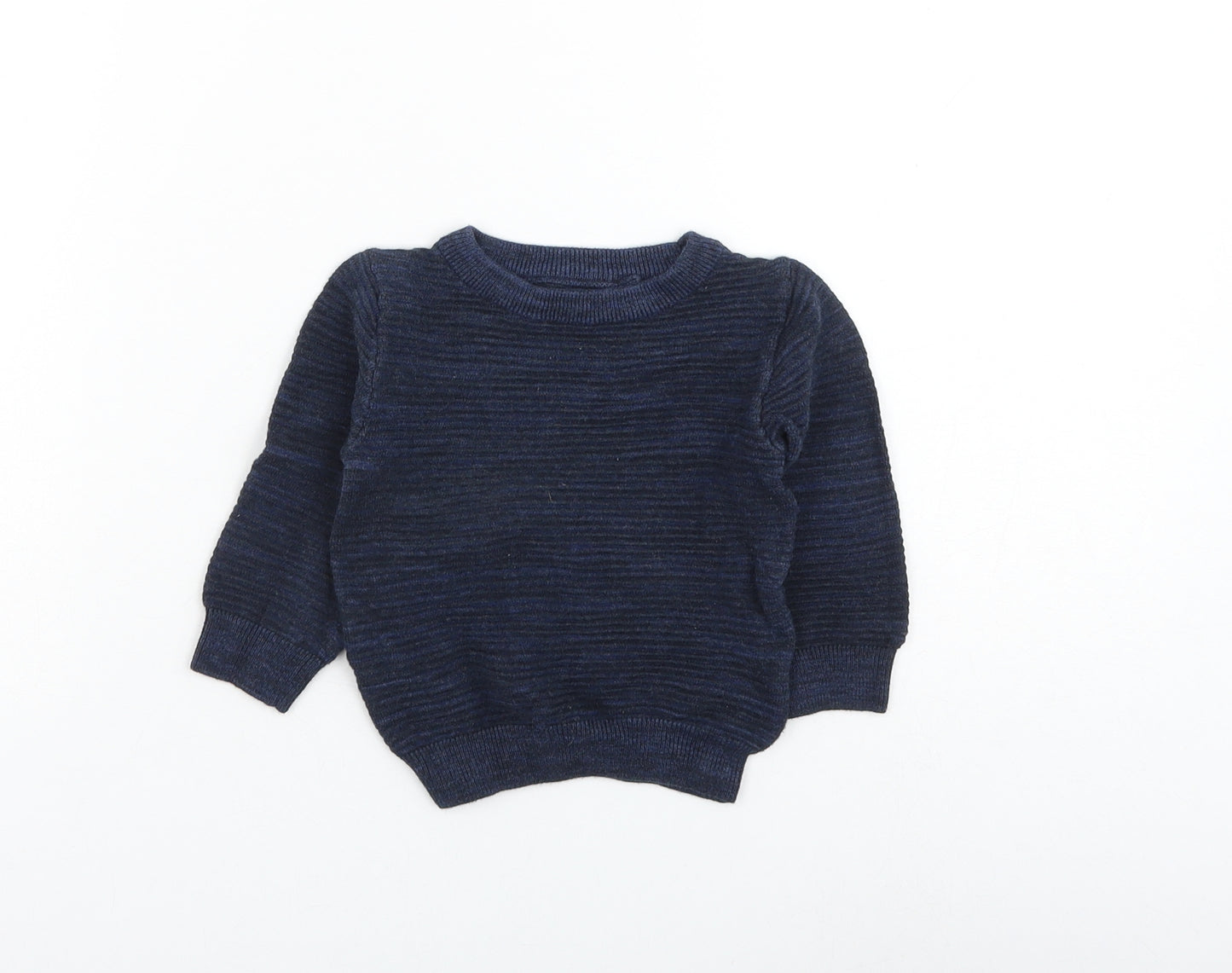 NEXT Boys Blue Cotton Pullover Jumper Size 6-9 Months Pullover