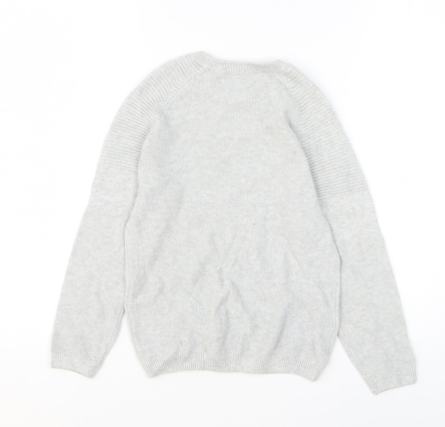 NEXT Boys Grey 100% Cotton Pullover Sweatshirt Size 6 Years Pullover