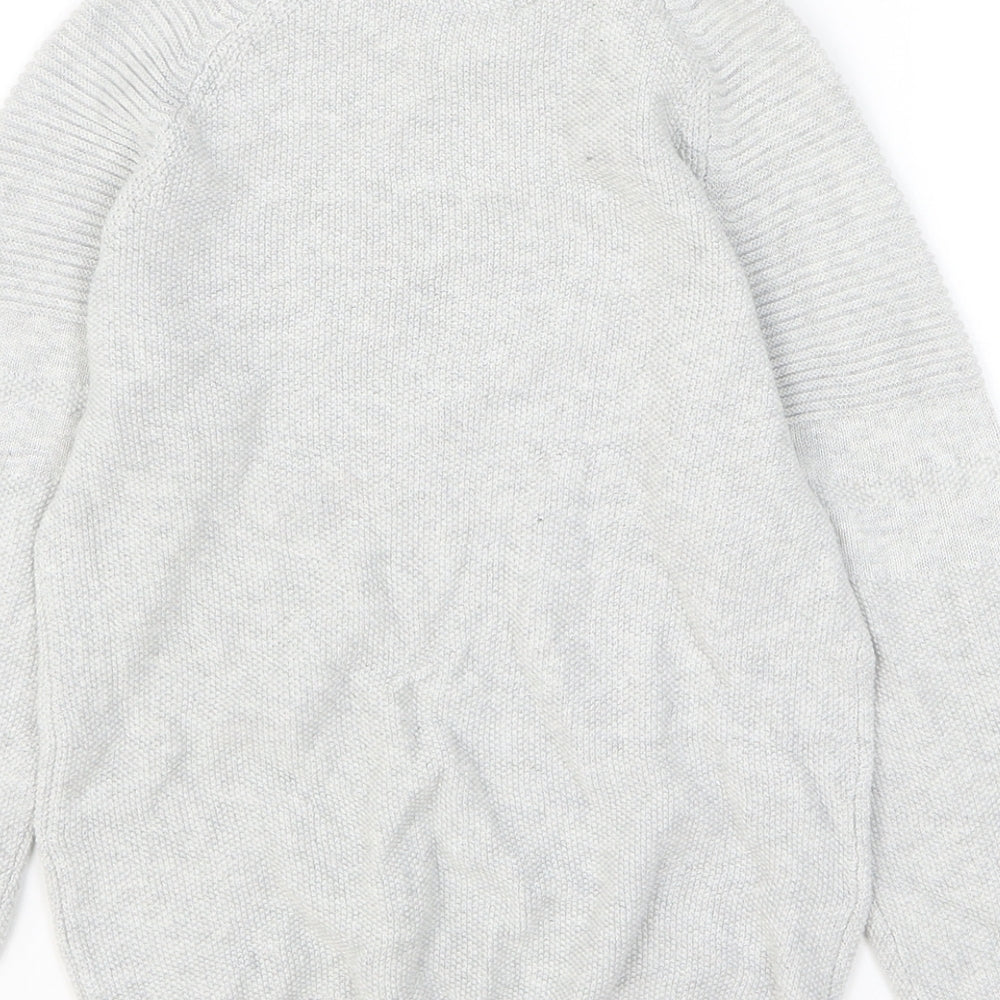 NEXT Boys Grey 100% Cotton Pullover Sweatshirt Size 6 Years Pullover