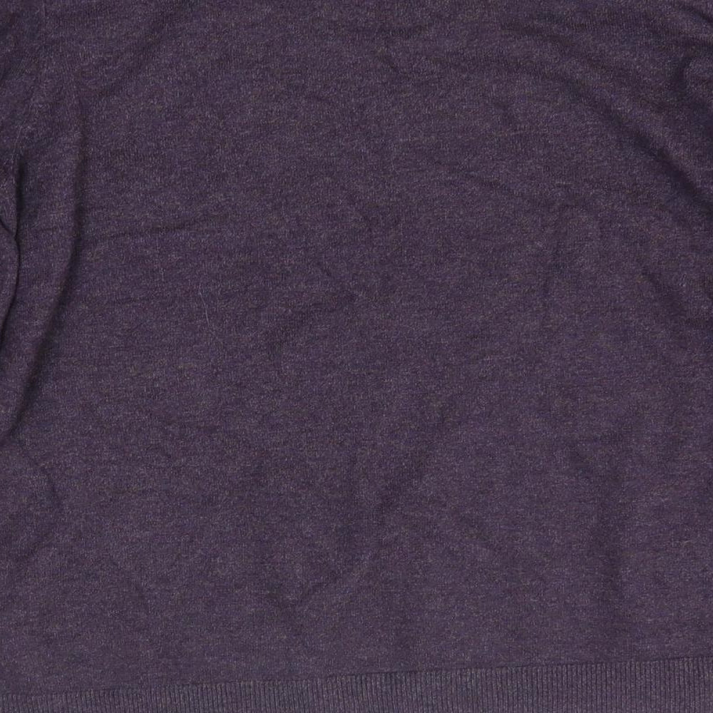 Roman Womens Purple Viscose Pullover Sweatshirt Size 16 Pullover