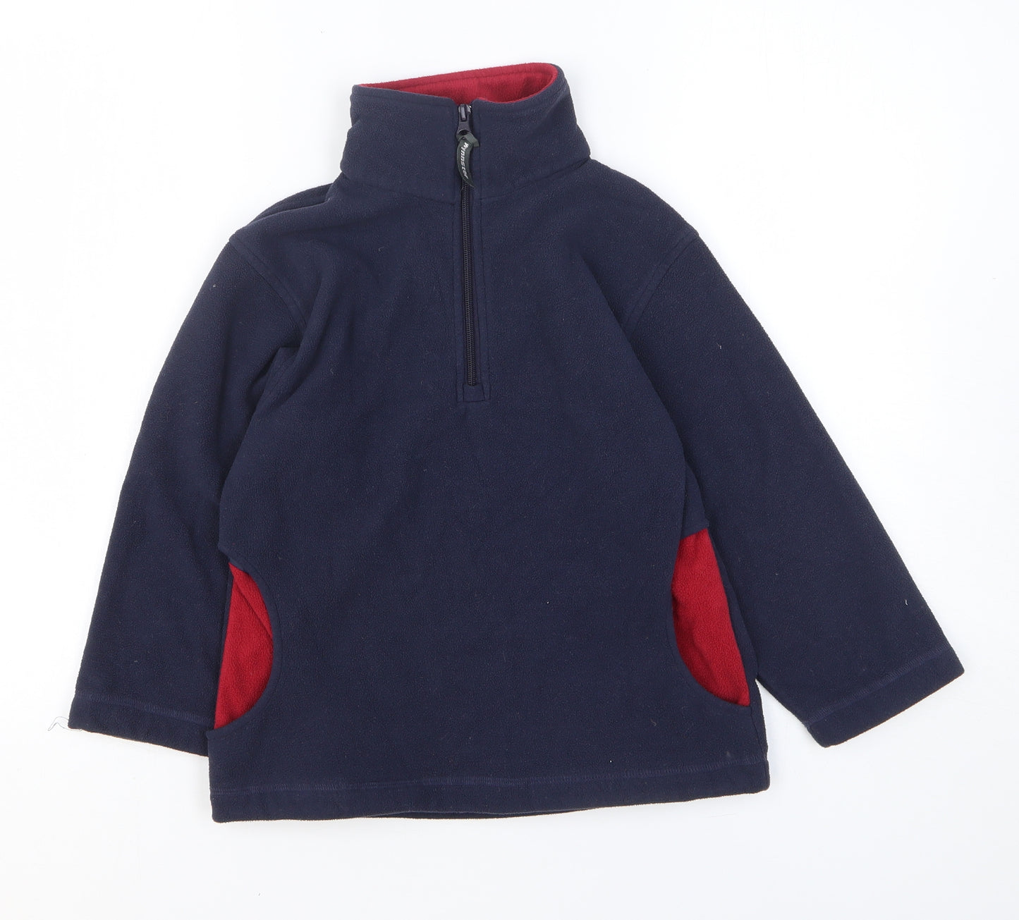Wynnster Boys Blue Polyester Pullover Sweatshirt Size 5-6 Years Pullover