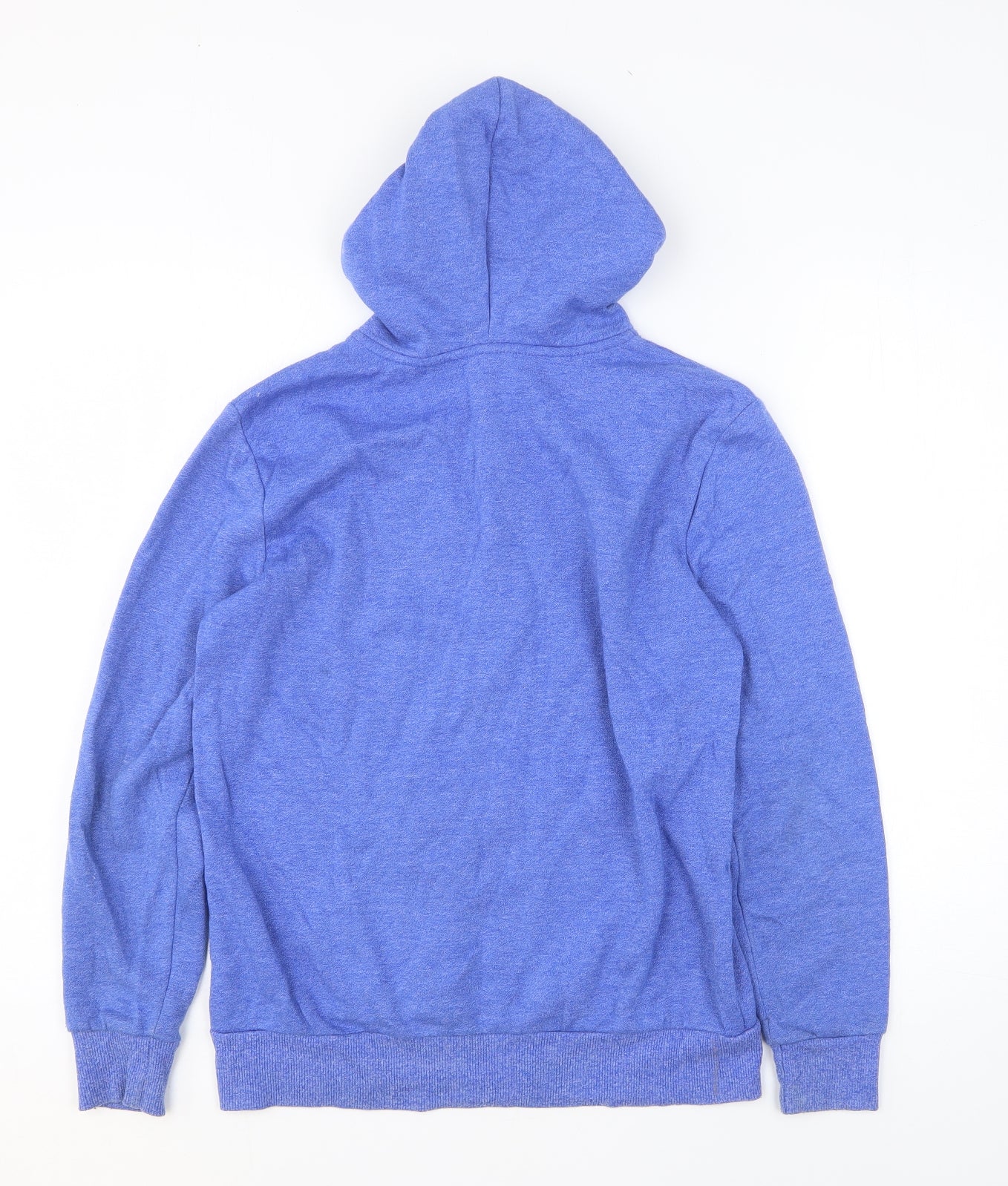 H&M Boys Blue Cotton Full Zip Hoodie Size 10-11 Years Zip