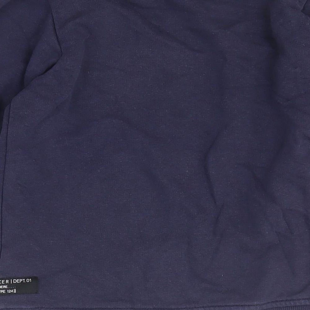 George Boys Blue Cotton Pullover Sweatshirt Size 6-7 Years Pullover