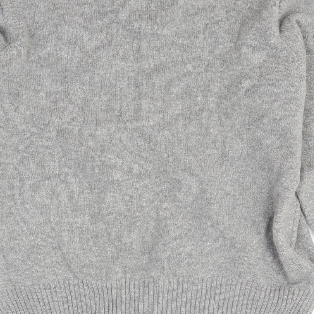 Easy Mens Grey Wool Pullover Sweatshirt Size M