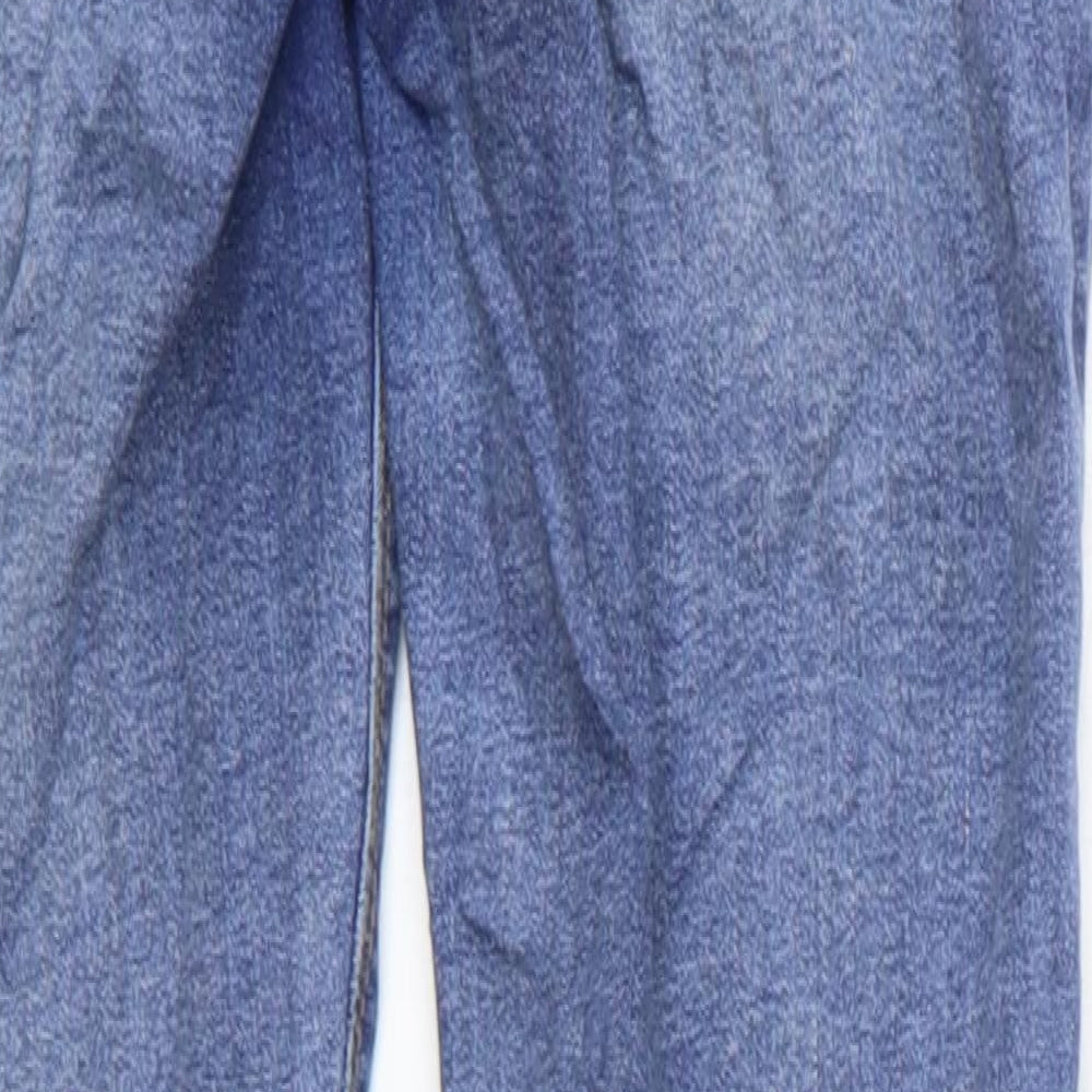 Primark Womens Blue Cotton Skinny Jeans Size 10 L29 in Regular Zip