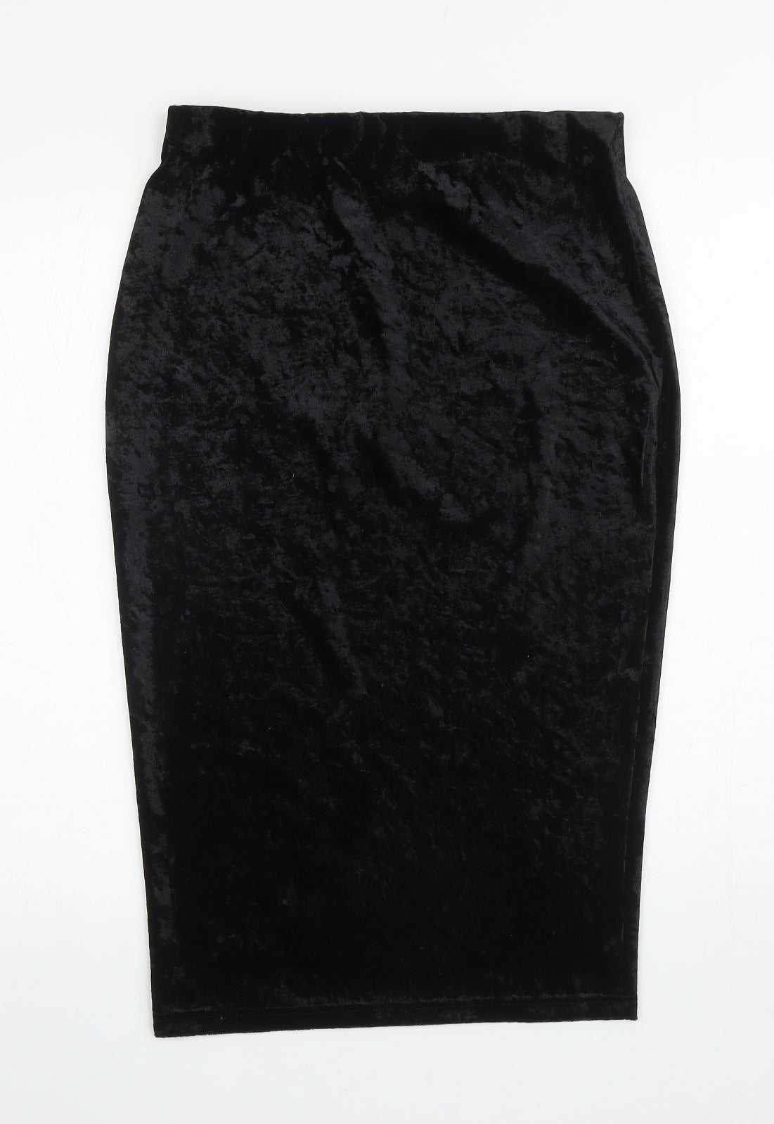Papaya Womens Black Polyester Straight & Pencil Skirt Size 12