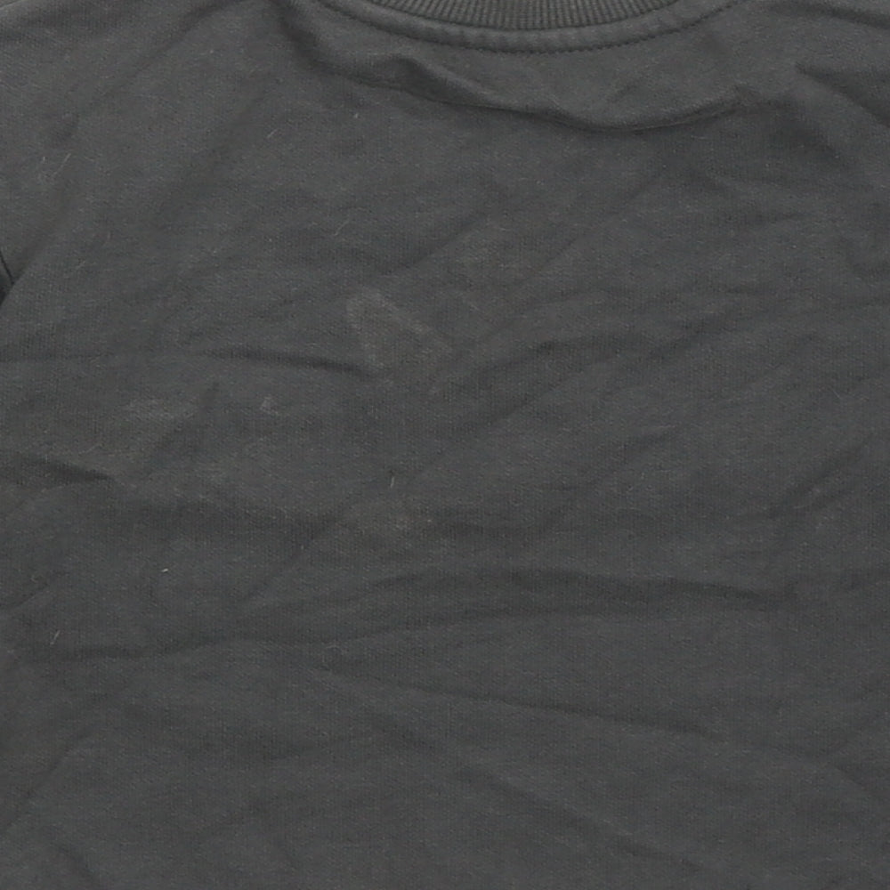 Nutmeg Girls Grey Cotton Pullover Sweatshirt Size 2-3 Years Pullover - Lion