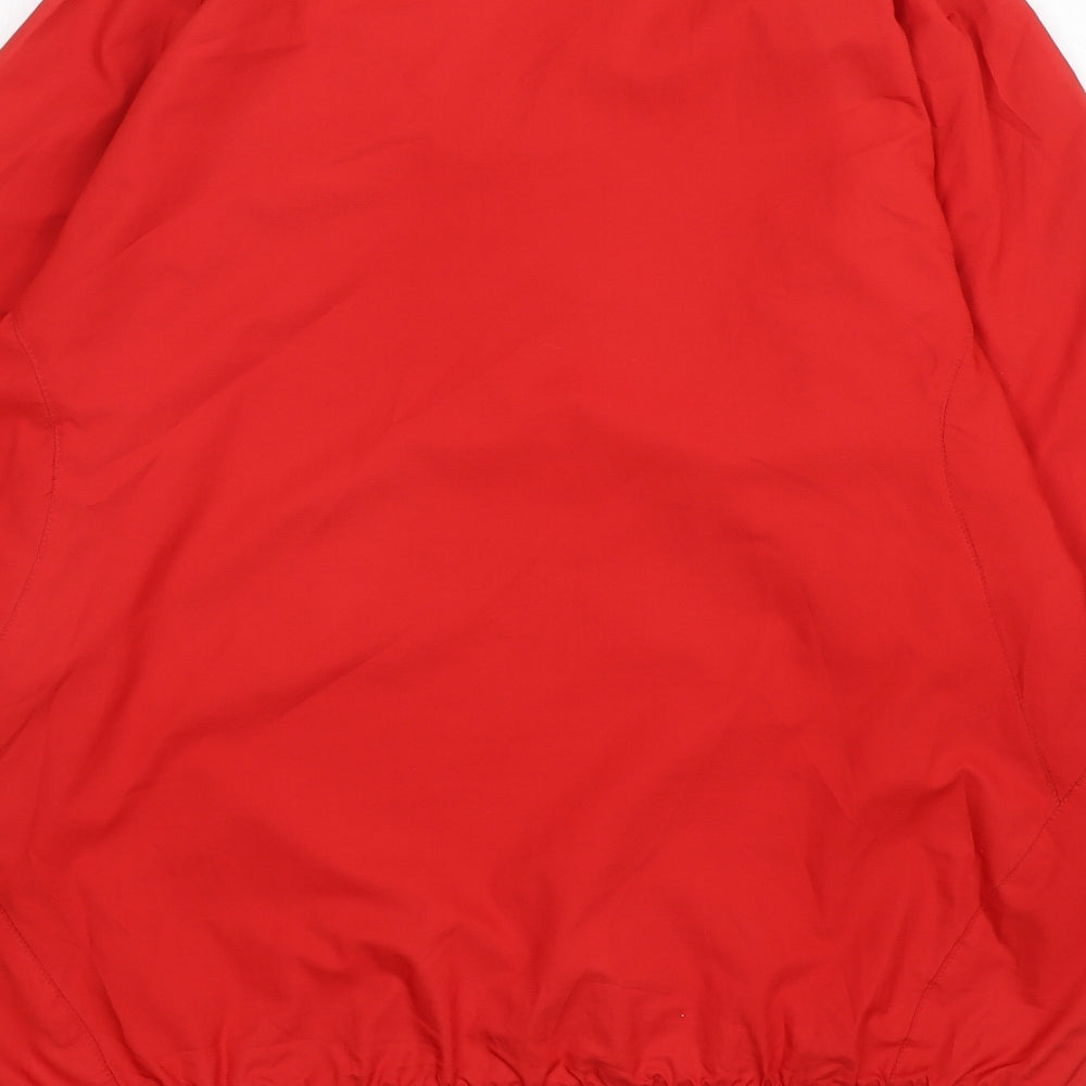 Nike Mens Red Polyester Basic Casual Size M V-Neck Pullover