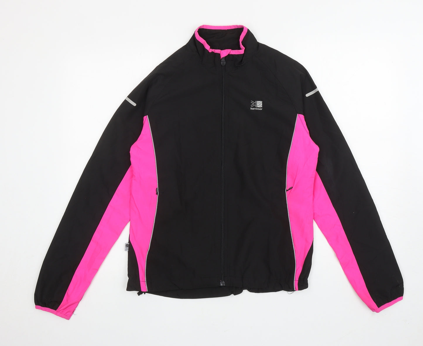 Karrimor Womens Black Windbreaker Jacket Size 10 Zip