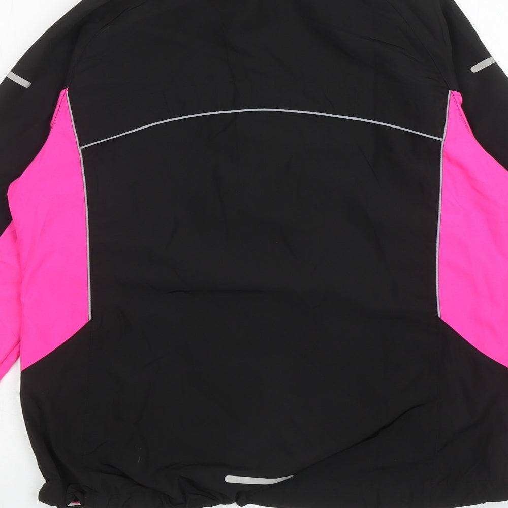 Karrimor Womens Black Windbreaker Jacket Size 10 Zip
