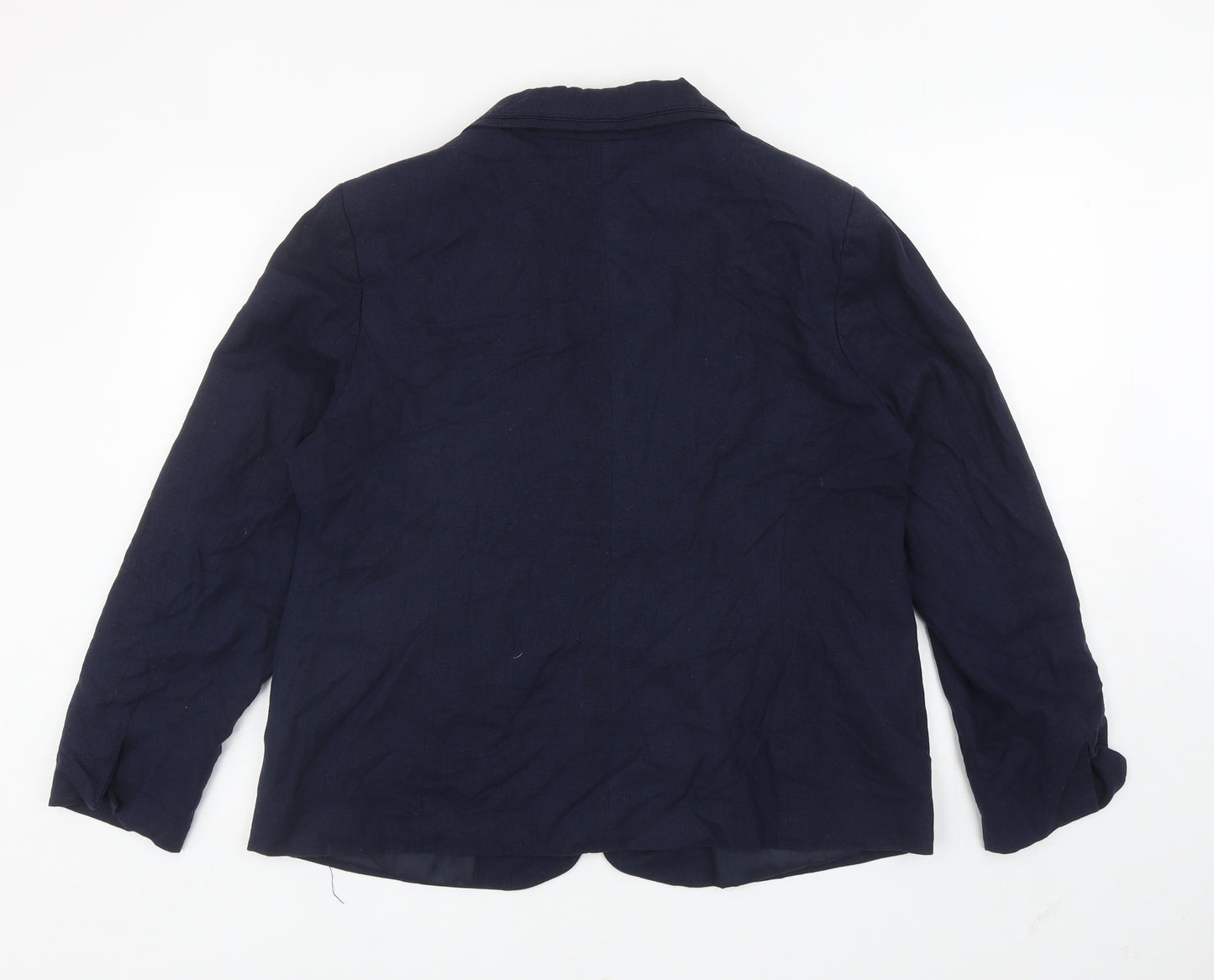 Bonmarché Womens Blue Jacket Blazer Size 18 Button