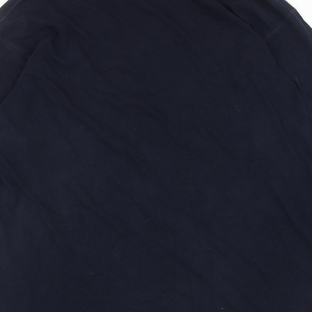 Marks and Spencer Mens Blue Cotton Pullover Sweatshirt Size L