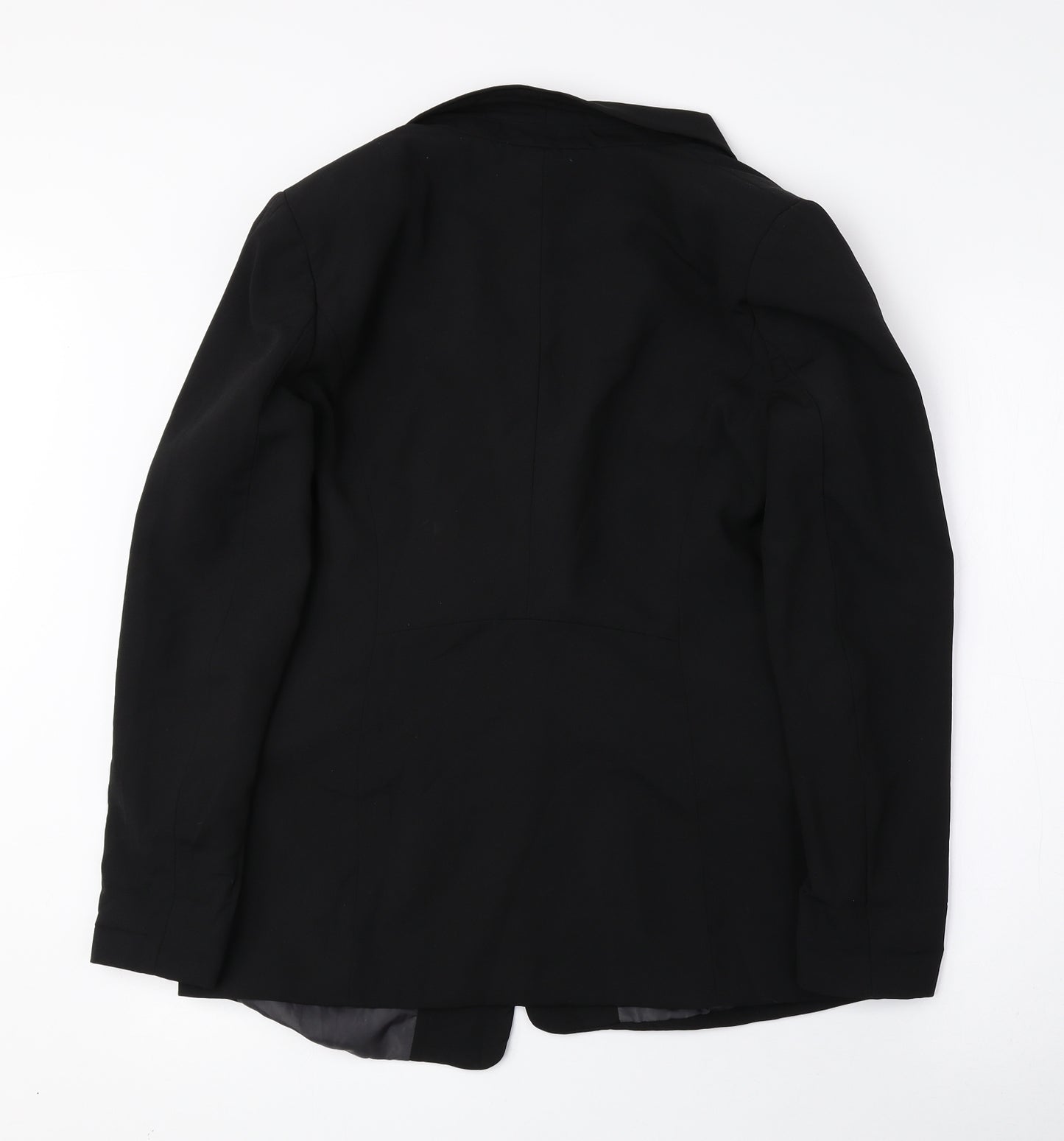 H&M Womens Black Jacket Blazer Size 12