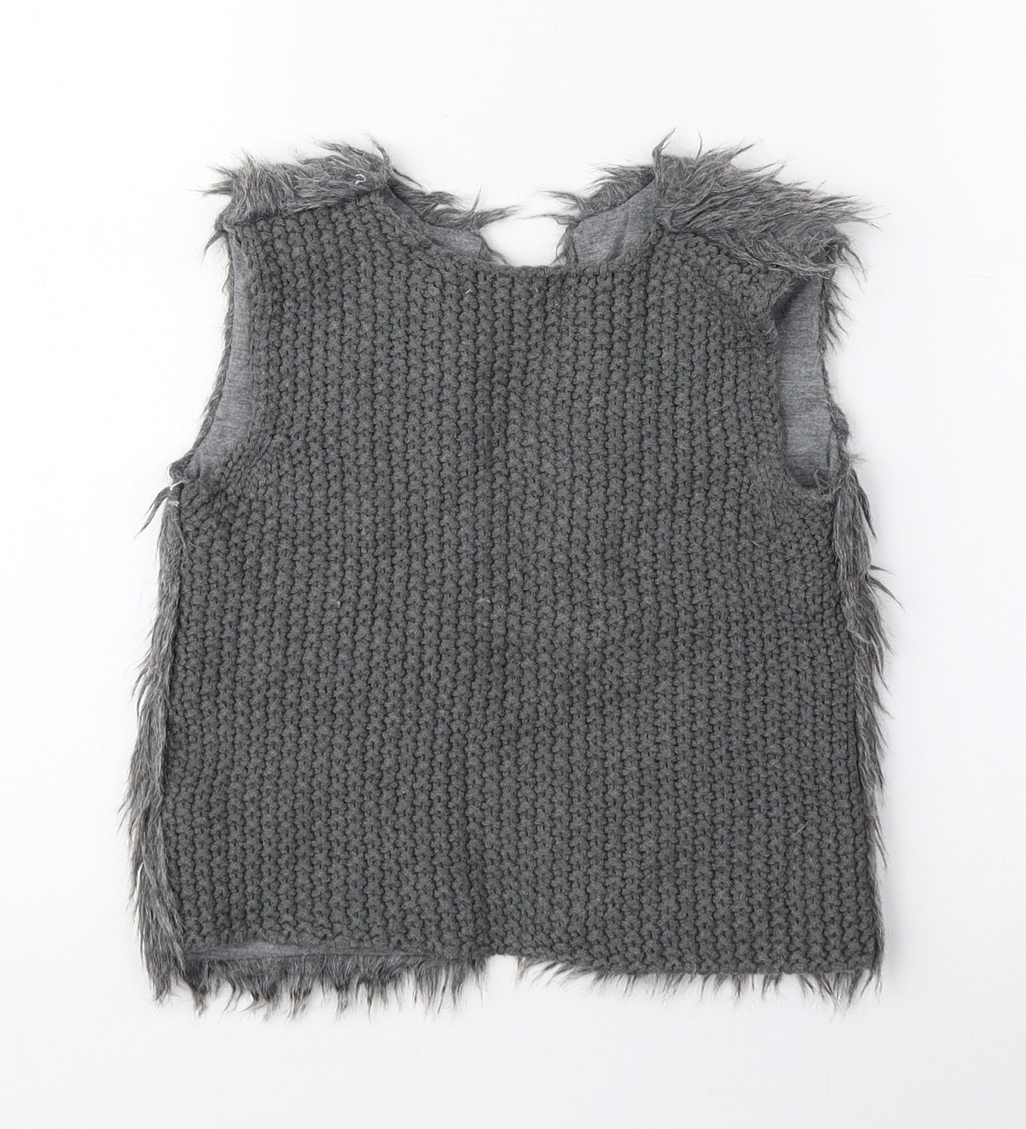 Primark Girls Grey Gilet Jacket Size 3-4 Years