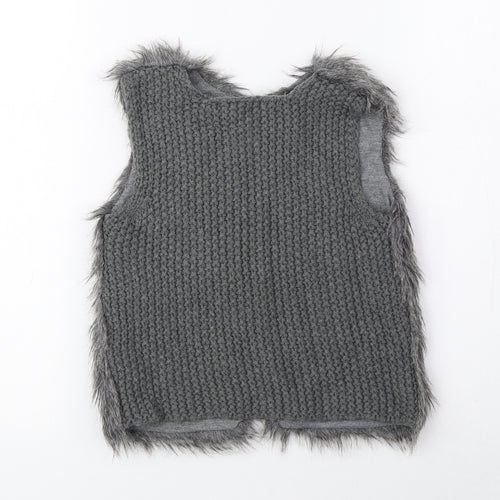 Primark Girls Grey Jacket Size 2-3 Years Pullover
