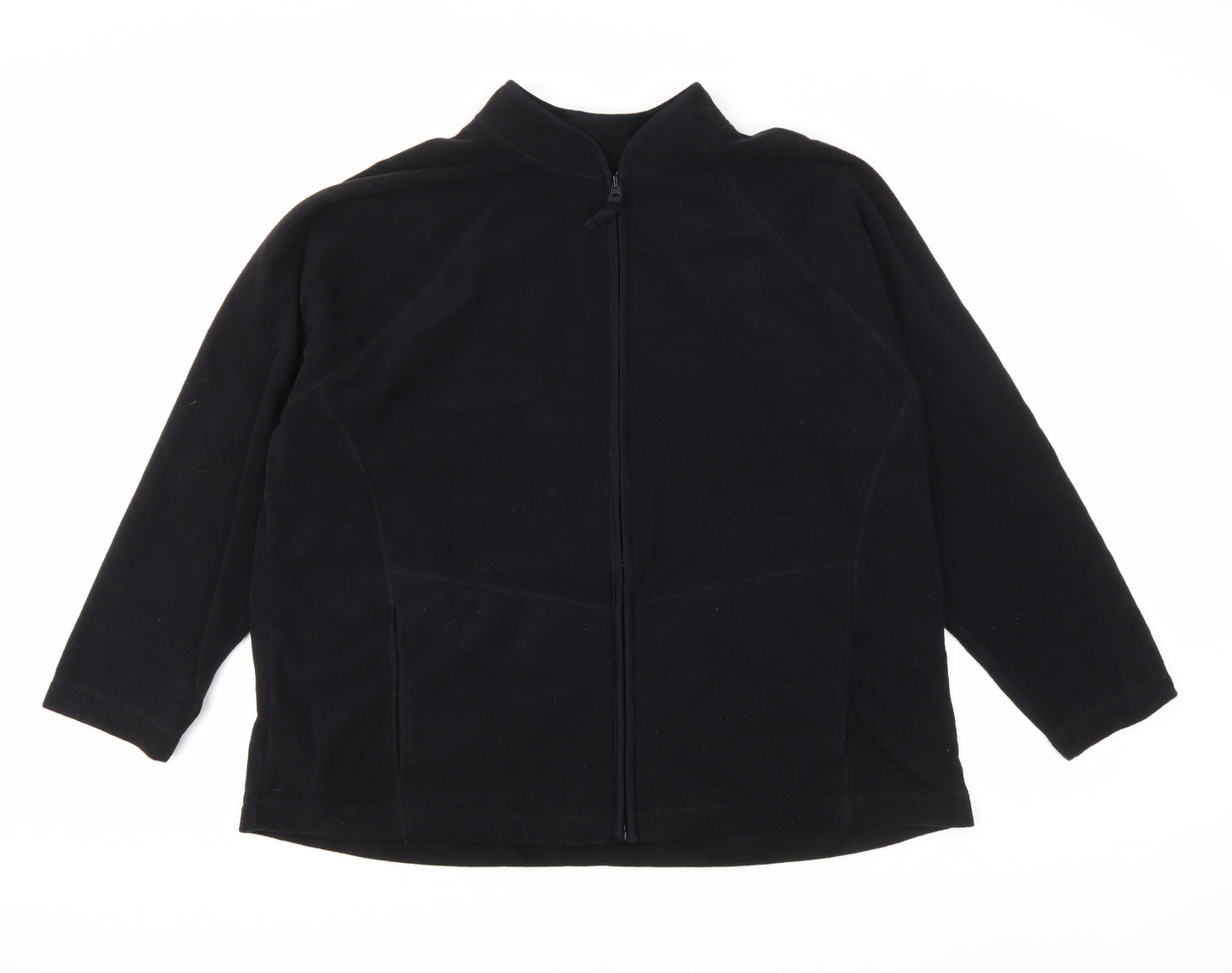 TU Womens Black Jacket Size 24 Zip