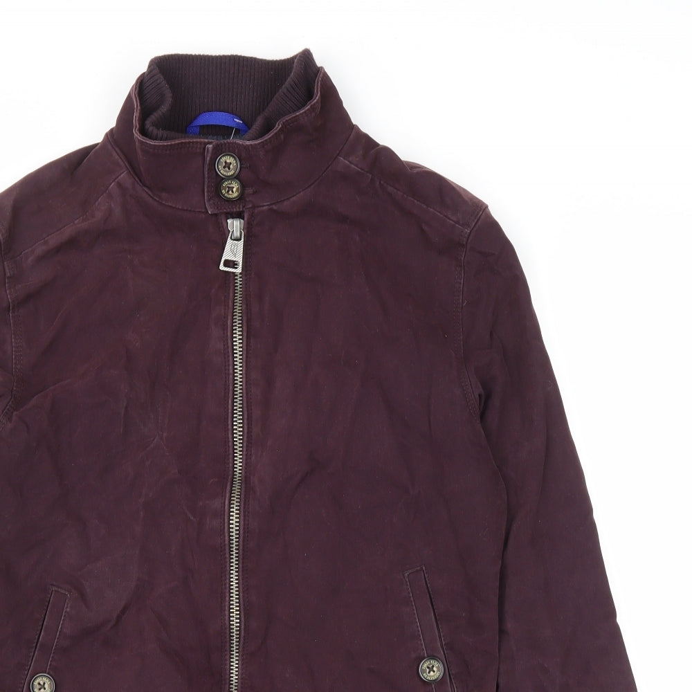 Superdry Mens Purple Jacket Size S Zip - Idris Elba collection