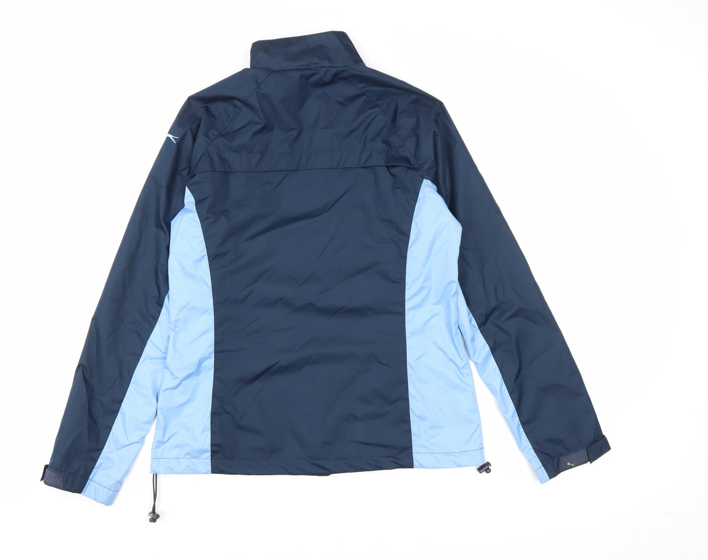 Slazenger Womens Blue Windbreaker Coat Size 10 Zip