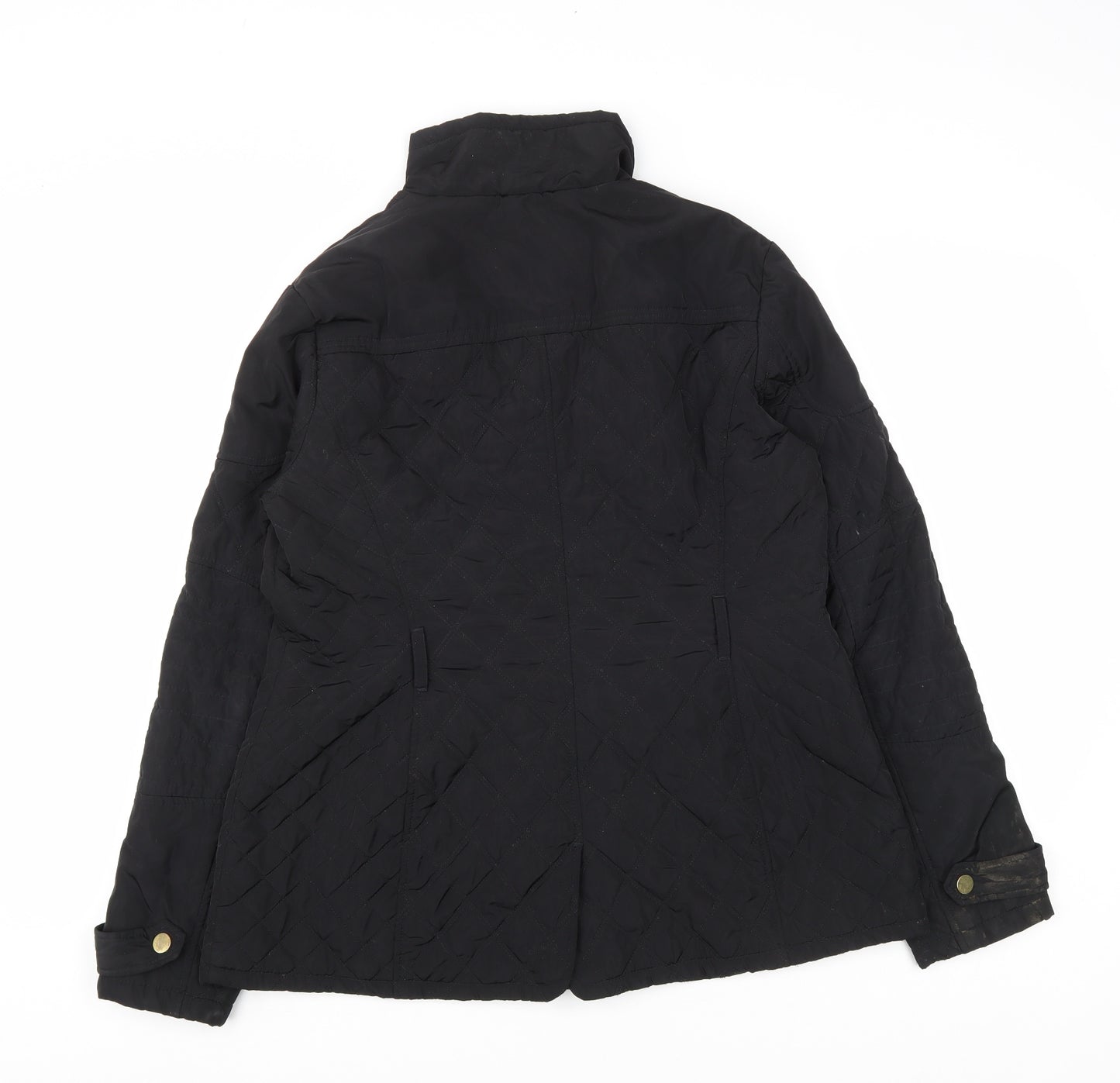 NEXT Womens Black Jacket Coat Size 16 Zip