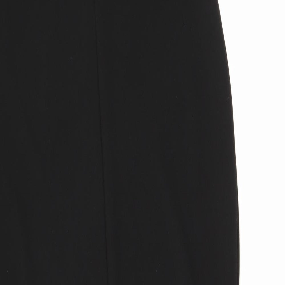 Jessica Wright Womens Black Polyester Mermaid Size 16 High Neck Zip - Mesh and Lace detail