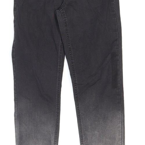 Marks and Spencer Womens Black Cotton Jegging Jeans Size 8 L29 in Regular - Long length