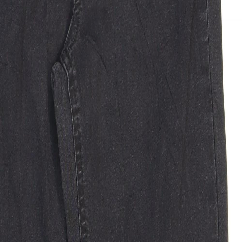 Marks and Spencer Womens Black Cotton Jegging Jeans Size 8 L29 in Regular - Long length