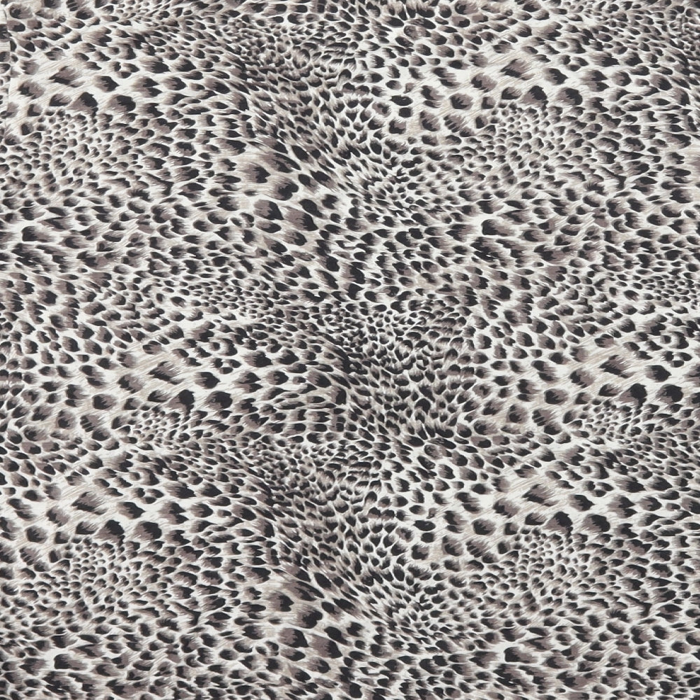 Marks and Spencer Womens Multicoloured Animal Print Acrylic Basic T-Shirt Size 18 Round Neck