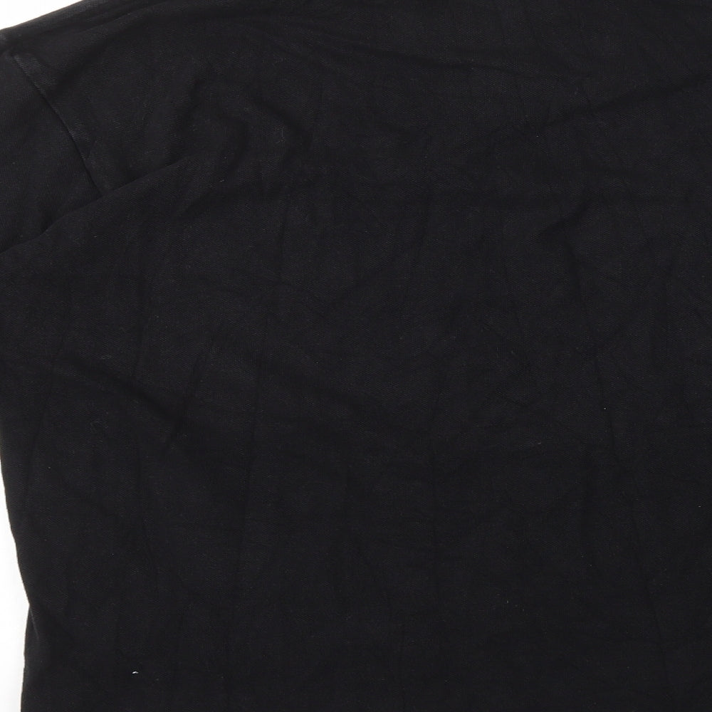 Polo Ralph Lauren Mens Black 100% Cotton Polo Size M Collared Pullover