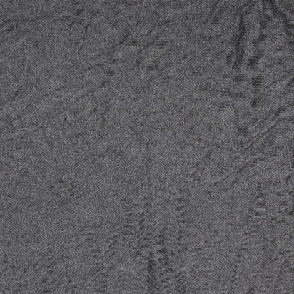 George Womens Grey Polyester Basic T-Shirt Size 16 Round Neck