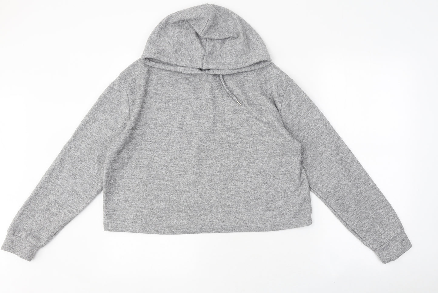 Primark Womens Grey Round Neck Polyester Pullover Jumper Size M
