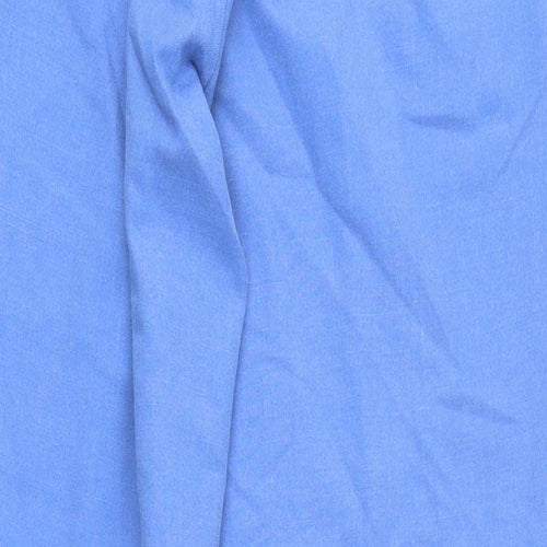 Miller Womens Blue Polyester Trousers Size 14 L28 in Regular