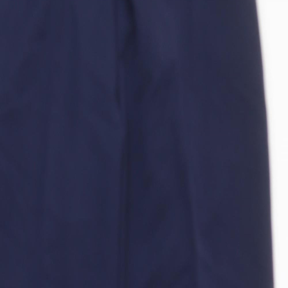 Preworn Womens Blue Polyester Capri Trousers Size 18 L27 in Regular