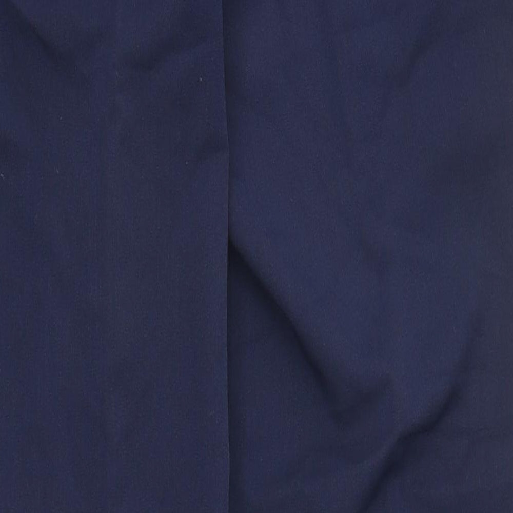 Preworn Womens Blue Polyester Capri Trousers Size 18 L27 in Regular
