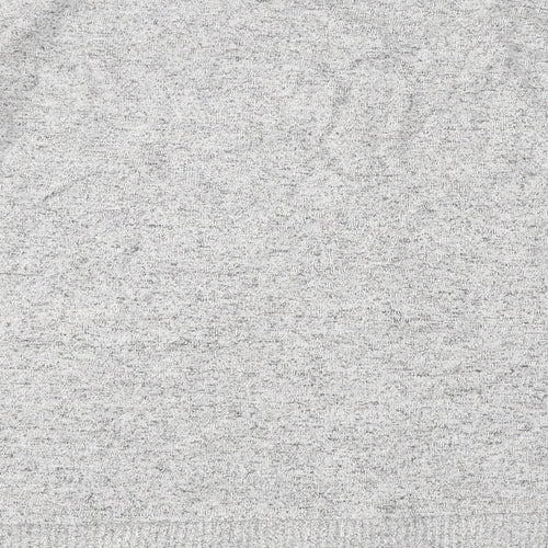NEXT Womens Grey Scoop Neck Polyester Pullover Jumper Size 16